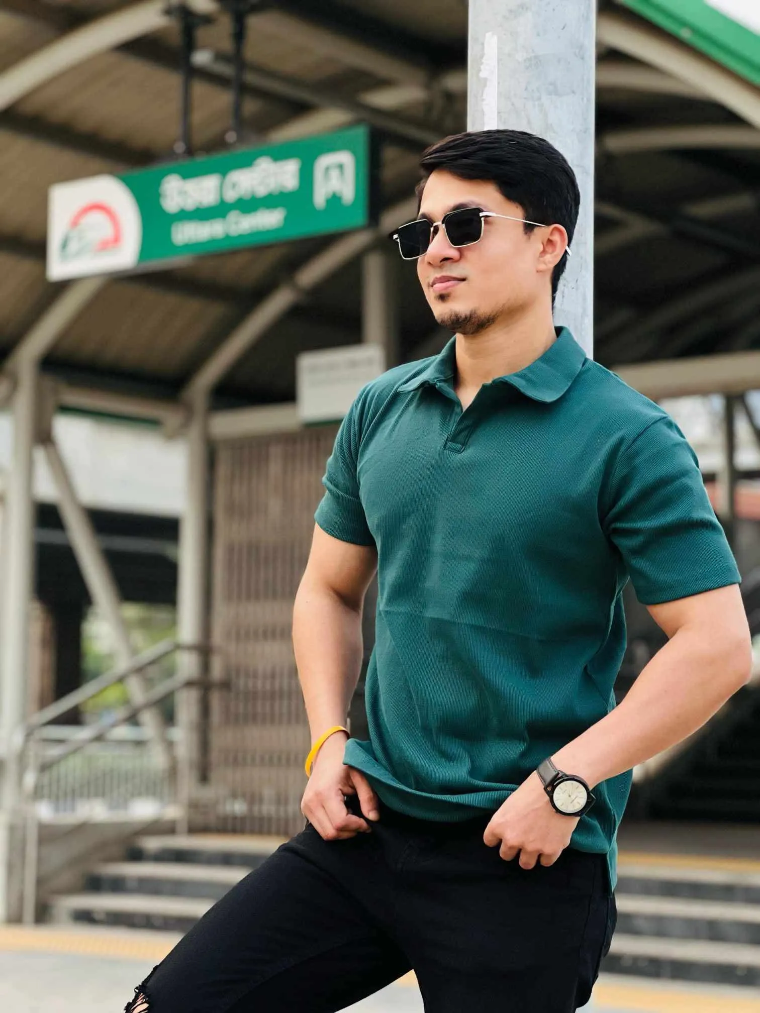 Unique Ribbed Polo’s T-Shirt 6
