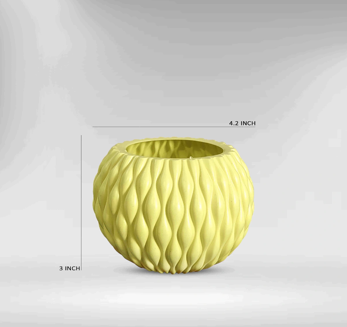 4 Inch Decorative Flower Pot - 5 Pcs 6