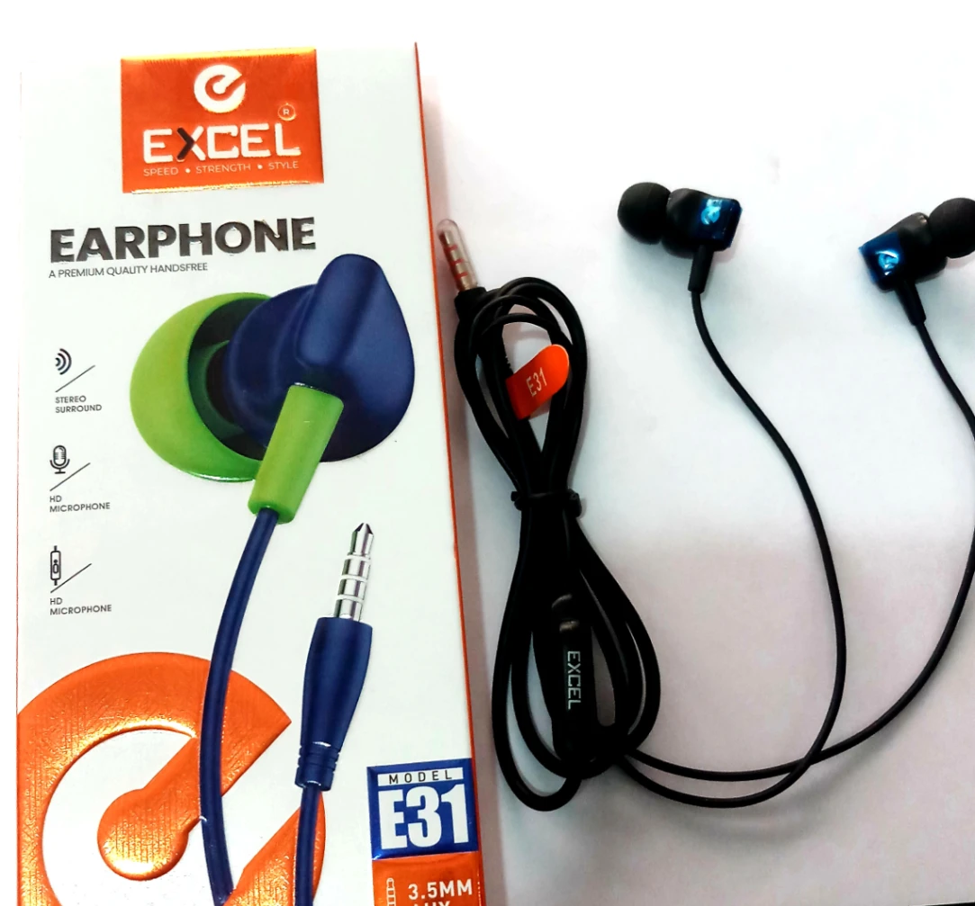 Excel E-31 Wired Magnetic Headphone 6