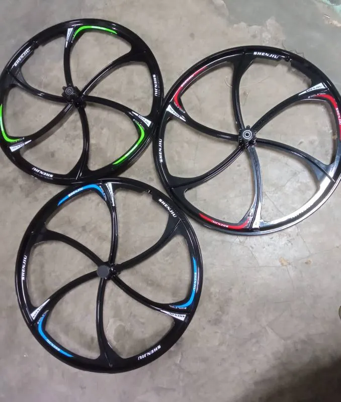 Alloy Wheelset 26 Double Wall Rims Mountain Bike Wheel Card Hub Sealed Bearing Disc Brake 8 10 Speed 2