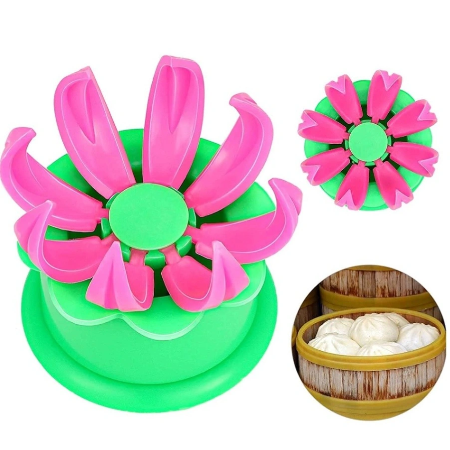 Momo Maker Heavy Pastry Steamed Stuffed Bun Pie Dumpling Making Mould pasta maker 7