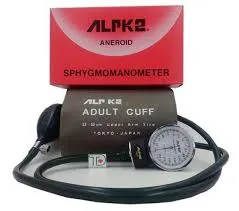 Original ALPK2 Japan Blood Pressure Monitor Aneroid Sphygmomanometer - Analog BP Machine Set With Stethoscope 3
