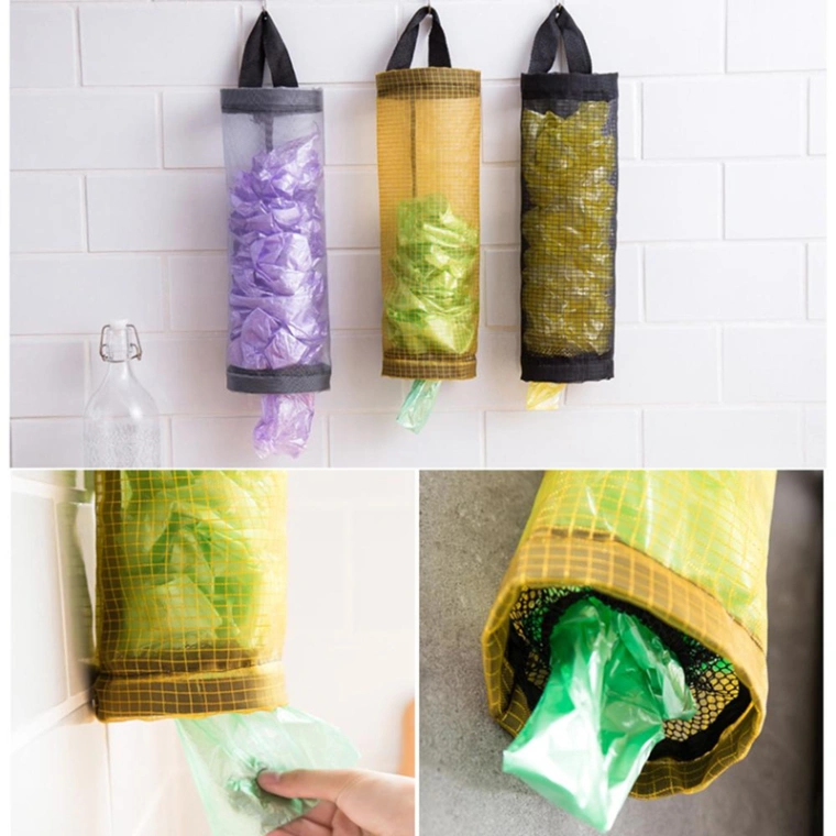 Kitchen Plastic Trash Bag Holder, Grocery Bag Holder, Trash Bags Holder 2