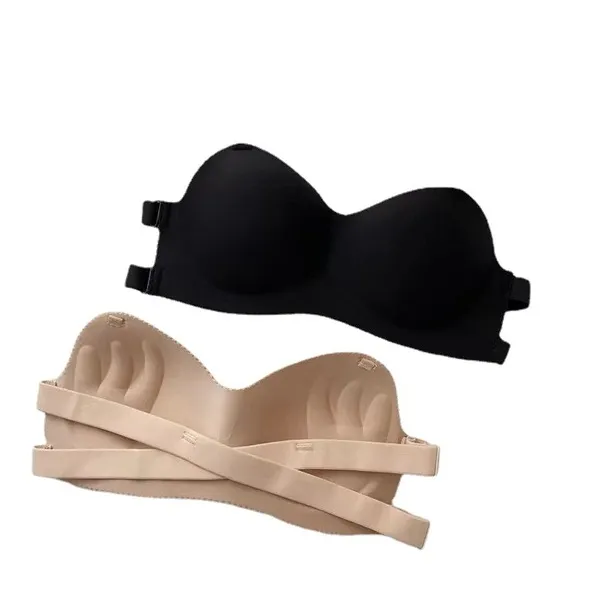 Sexy Strapless Seamless Bra Push Up Bra Backless Strap with Foam Wireless Bralette 7