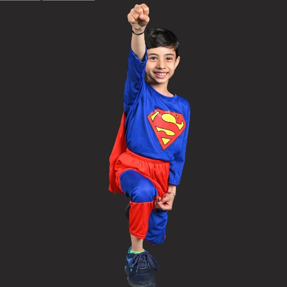 Superman Dress for Kids, Super man Kids Costume Wear, Superman Suit 2
