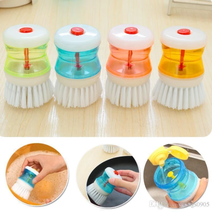 Scrubber Hydraulic Pressure Cleaner Kitchen Cleaning Dish Brush 4
