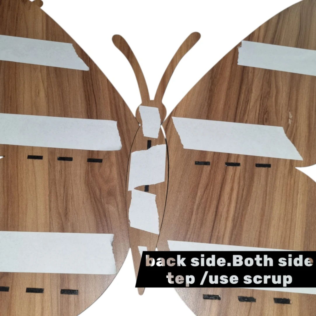 Wooden board Made Butterfly Shelf. A New Dimension of Home Beauty 4