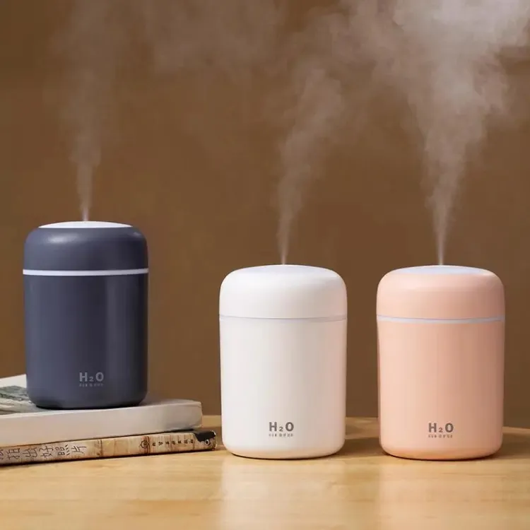 Usb Colorful Humidifier Mini Portable Useable In Car Home Cup Humidifier-300Ml - Humidifier 5