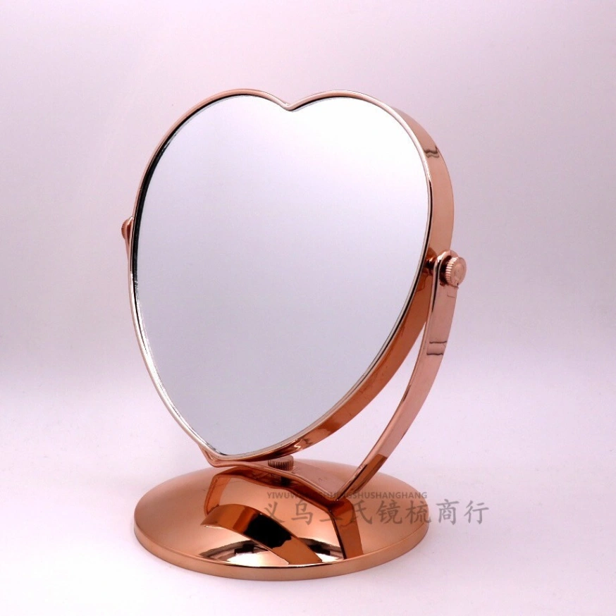 Love Shape Cosmetic Makeup Mirror, Maple Leaf Table Mirror 4