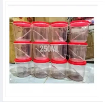 High-quality 12pis plastic jar-250ml 2