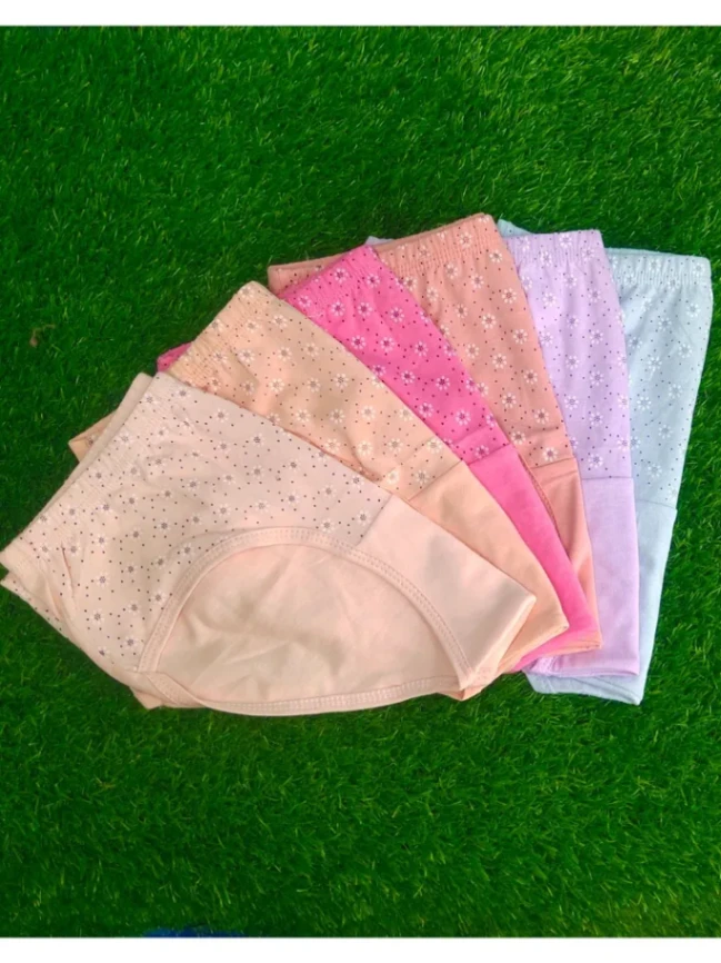 Cotton Printed Panty For Women - 4 pieces multiple colour 2