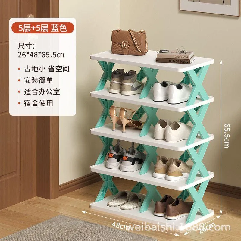 5 Layer Double Part Shoe Rack Organizer, Smart Foldable Shoe Rack 3
