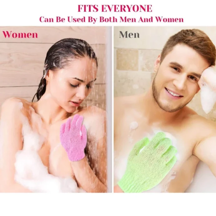 Bath Glove Cleaning Body Massage Sponge Wash Skin Moisturizing SPA Five Fingers Shower Scrub Gloves Foam 7