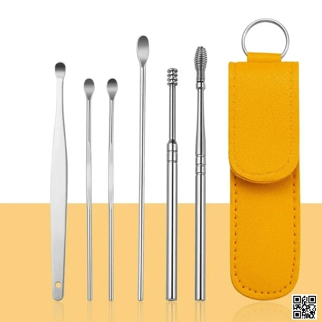 6 pieces Stainless Steel Ear Cleaner Set 3
