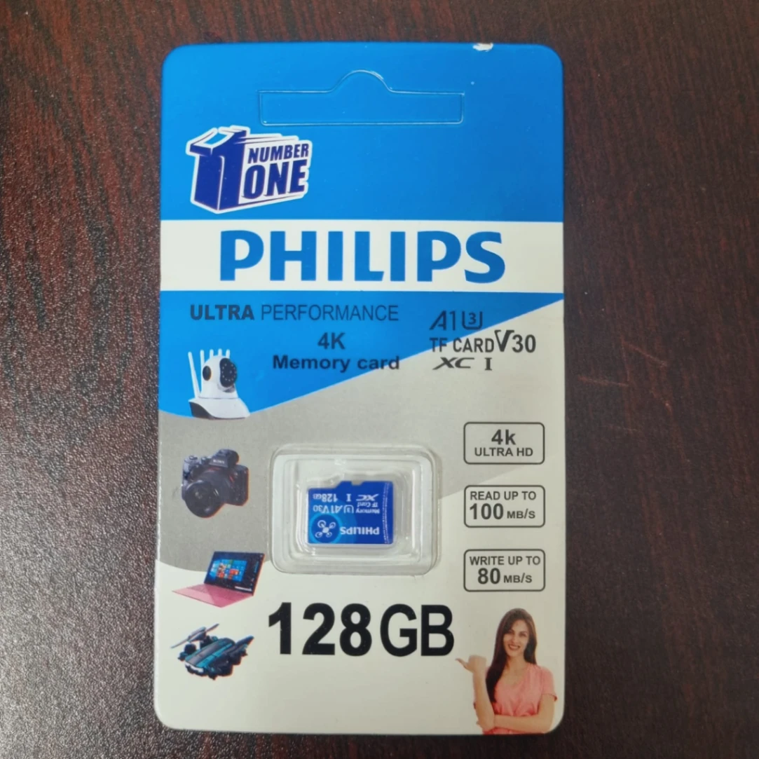 Philips 16GB 32GB 64GB 128GB memory card high quality, best performance for Smart phone, cc tv camera,laptop,camera ect 5