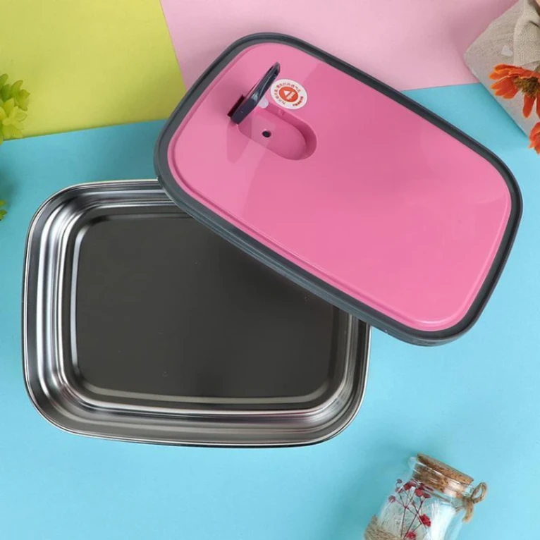 1.1L Rectangle Stainless Steel Food Container&#x2F;Lunch Box 1 pcs 5