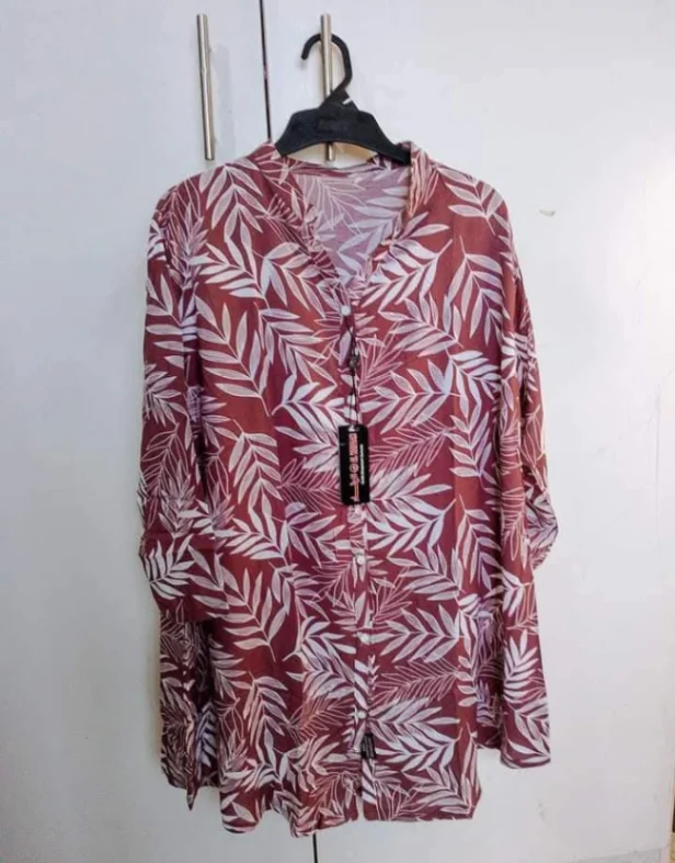 China linen fabric kurti dress 3