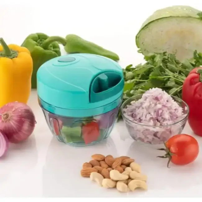 Anjani 2 in 1 Vegetable Cutter, Vegetable Chopper Multicolor 2