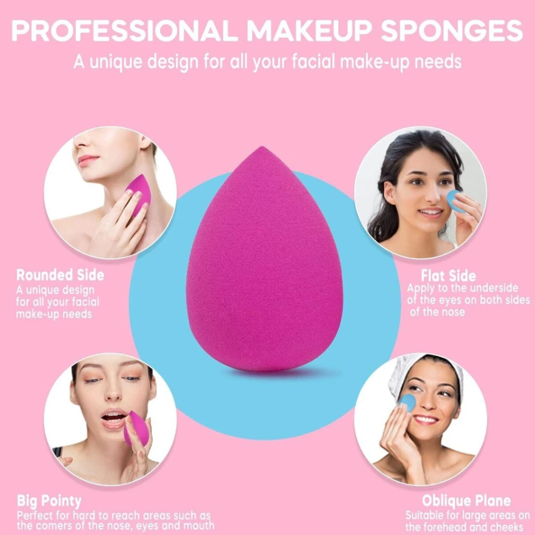 Makeup Blender Sponge Puff-1pcs 5
