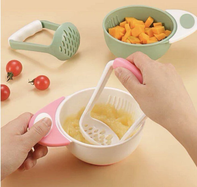 Baby Mash Bowl, Baby Food Grinding Mash Bowl for Homemade Baby Food 7