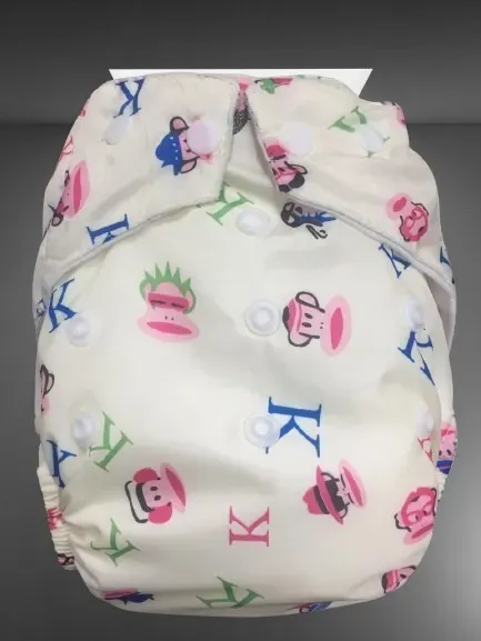 2pcs pad Attach Washable Cloth Diaper Pant for Baby 0 18 month 1pcs 6