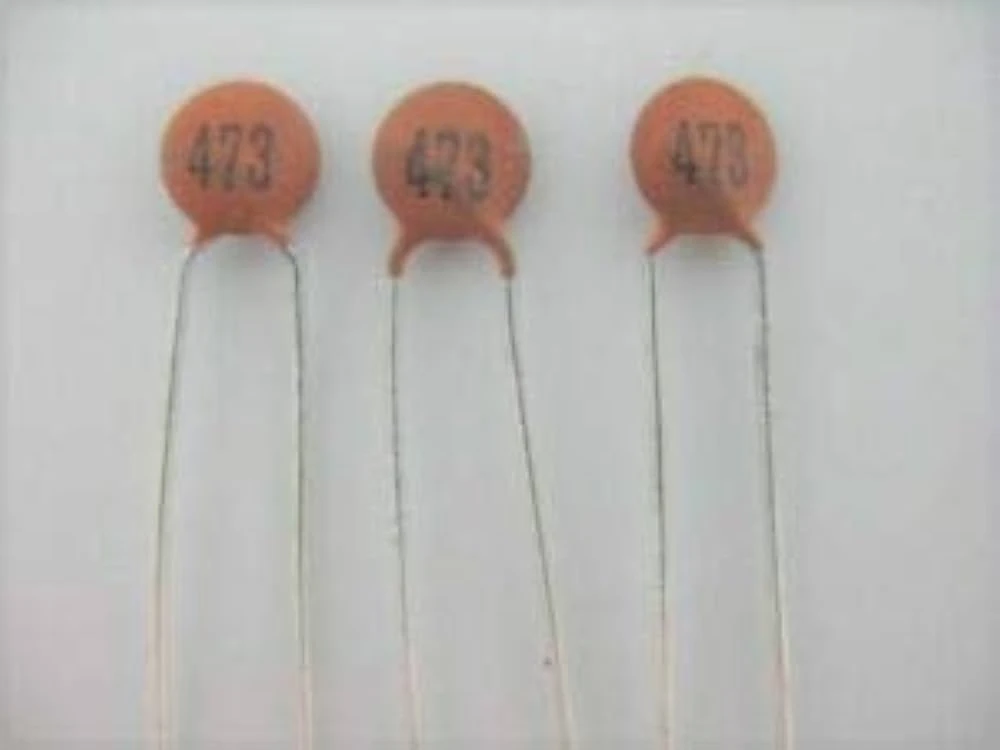 25Pcs- 473pF 50V CERAMIC Capacitor Mini Ceramic Capacitor 473pF 50V Ceramic Disc Capacitor Non-Polarized Through Hole 2 Pin Leads Connections Leg 4