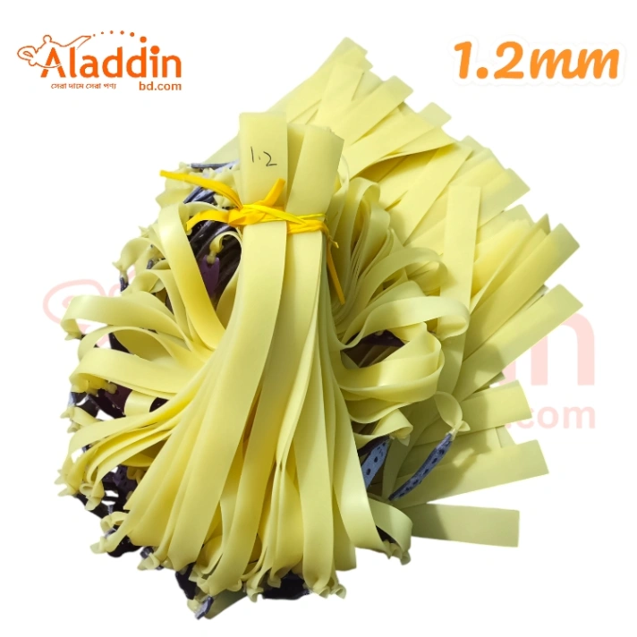 1.𝟐 MM 𝟏Pcs Powerful Elastic Flat Rubber Band For Outdoor Sports 3