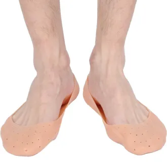 Image of Anti Crack Full Length Silicone Foot Protector Moisturizing Socks