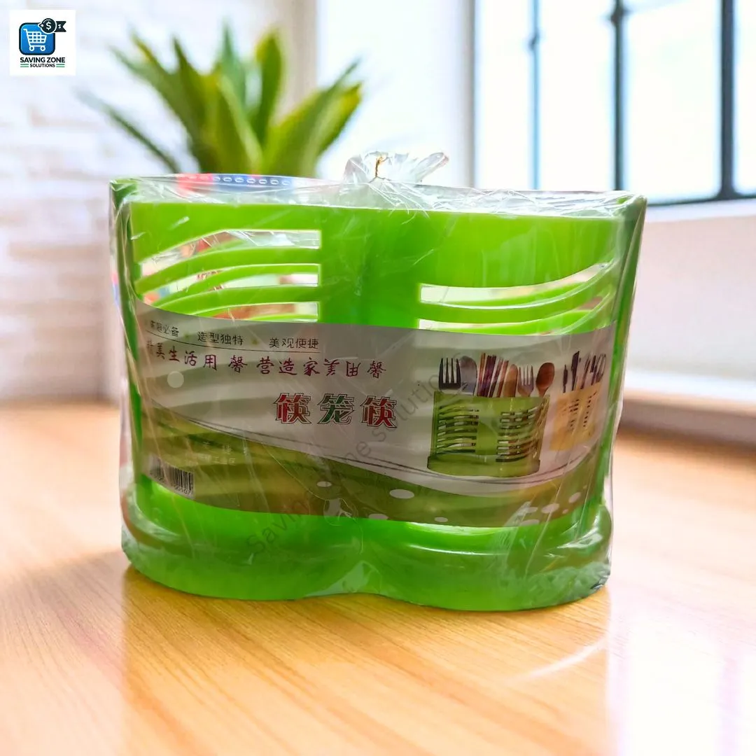 Multi Functional Plastic Cutlery Holder Durable Stylish Kitchen Organizer 1