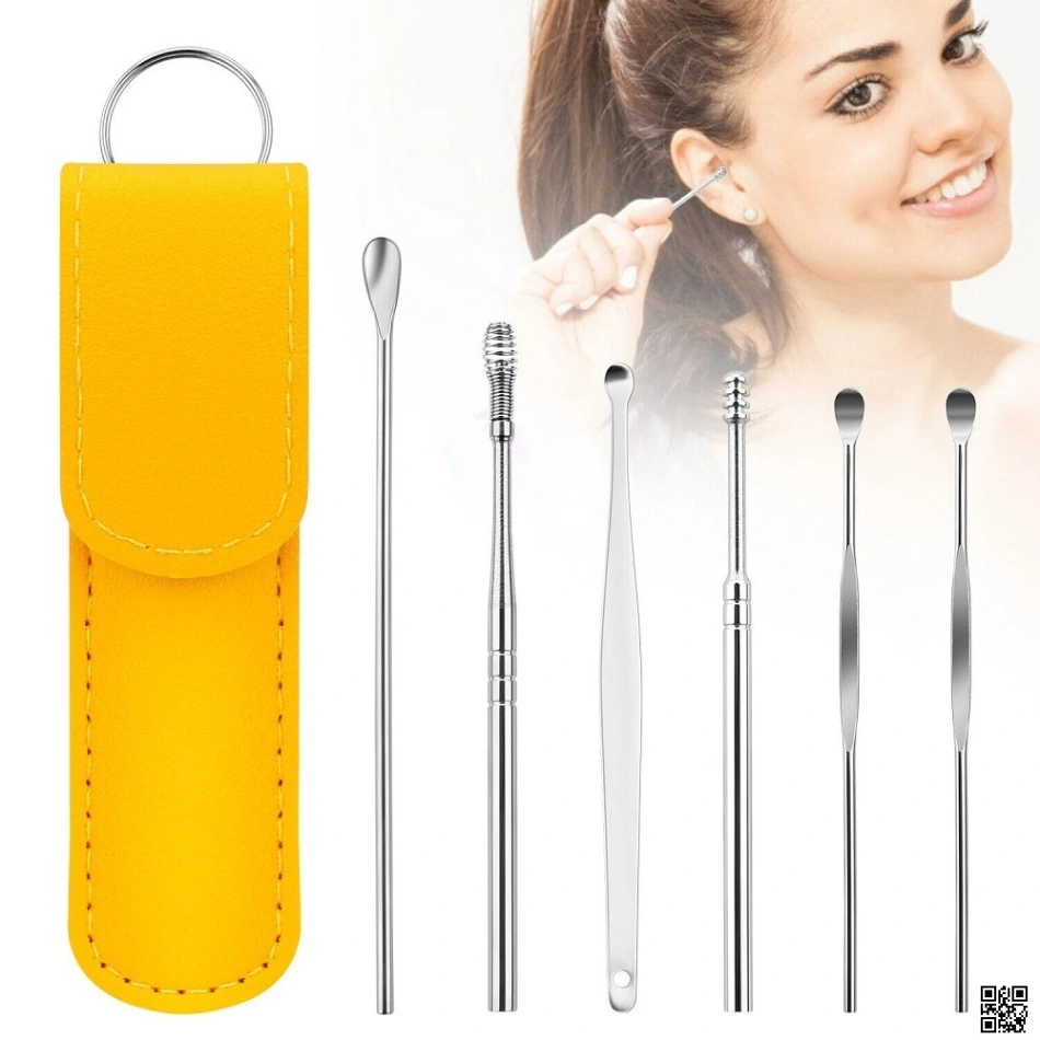 6 pieces Stainless Steel Ear Cleaner Set 2