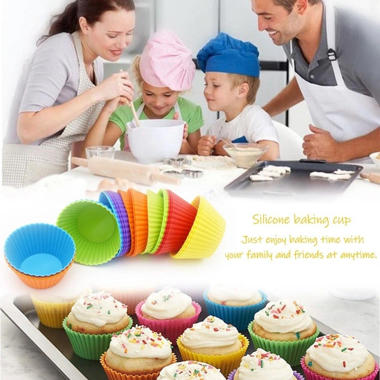 Silicone Cupcake Mold - 12pcs 2