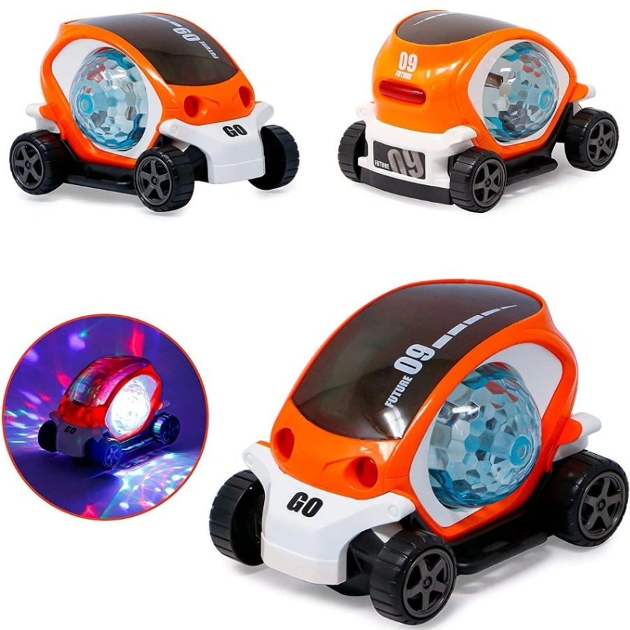 09 Future Car Rotate 360° with Flashing Light &amp; Music 3D Electric Toy Cars for Kids. Didai 09 Future Car 2