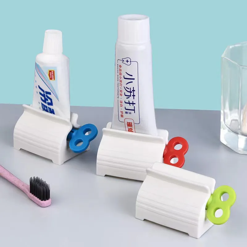 Toothpaste Roller Dispenser Squeezer Hair Color Dye Tube Wringer Bathroom Tool 2