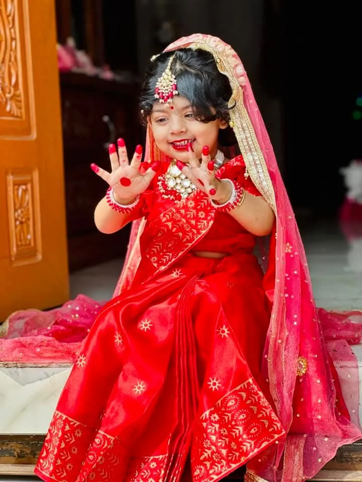 best quality Baby ready saree belawj peti cort saree 1yr 6yr 2