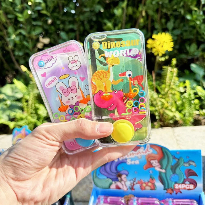 Imported Cartoon Water Ring Toss Handheld Machine Classic Water Ring Game Mini Finger Water Ring Toss Handheld Game Mini 5