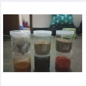 Premium Plastic Jar For Masala Storage- 500 Ml Capacity - Set Of 6 Pieces - Keep Your Spices Fresh And Easily Accessible With This Convenient Set 2