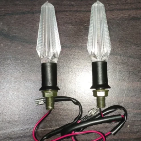 2pcs LED Motorbike Direction Lights Flowing Motorcycle Turn Signal Light Motor Indicator Lamps - Cycle Accessories - Cycle Accessories 4