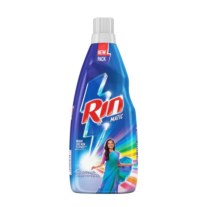 Rin Liquid Detergent Matic 800ml 6