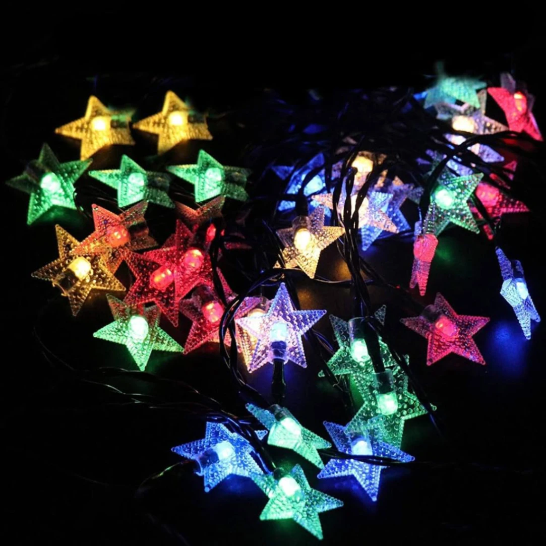 28-Piece Star-Shaped LED Fairy Lights – Decorative String Lights for Room, Wedding &amp; Party Home Decoration 3
