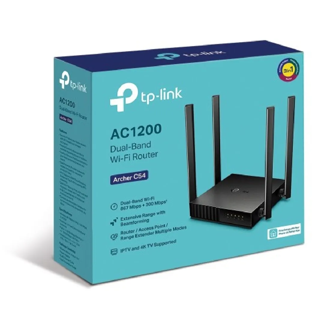 TP-Link Archer C54 AC1200 Wireless Dual Band Router with 2x2 MiMo and App Support 4