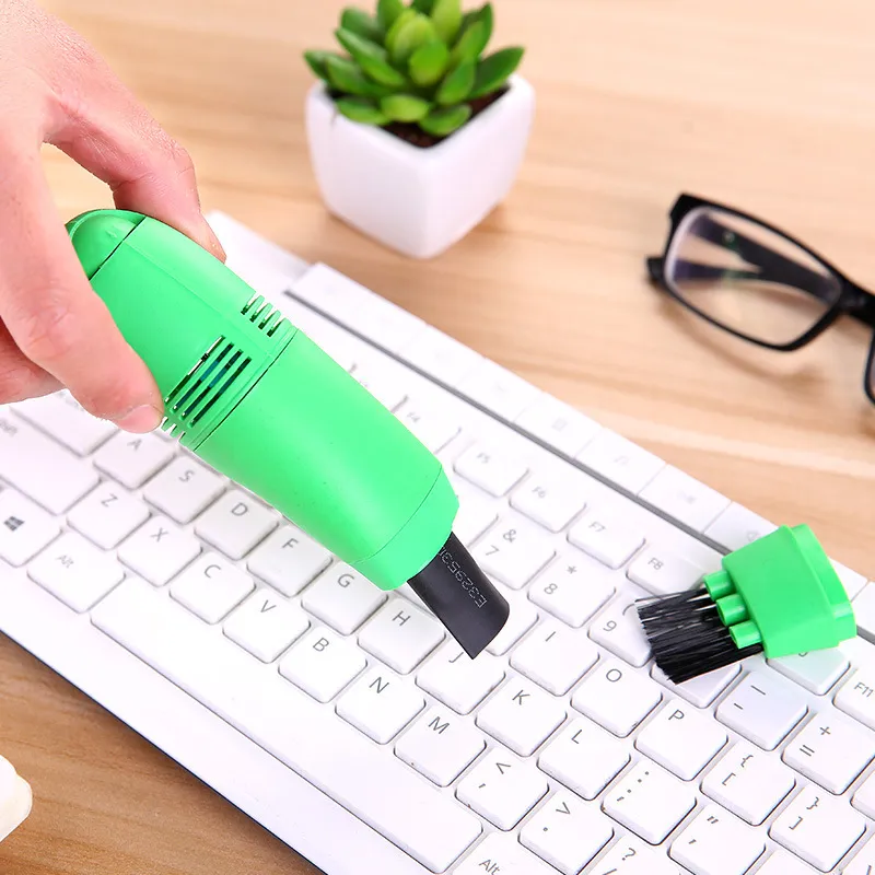 usb vacuum cleaner for pc laptop computer mini keyboard cleaning brush 2