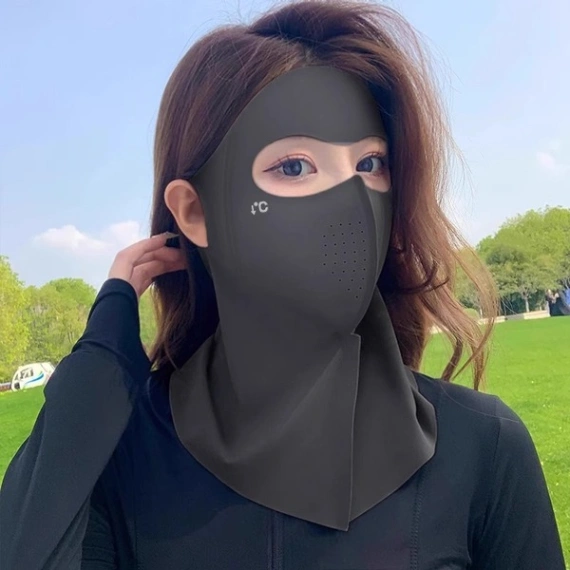 Full Face Sun Protection Mask for Women – UV Protection, Breathable Fabric 2