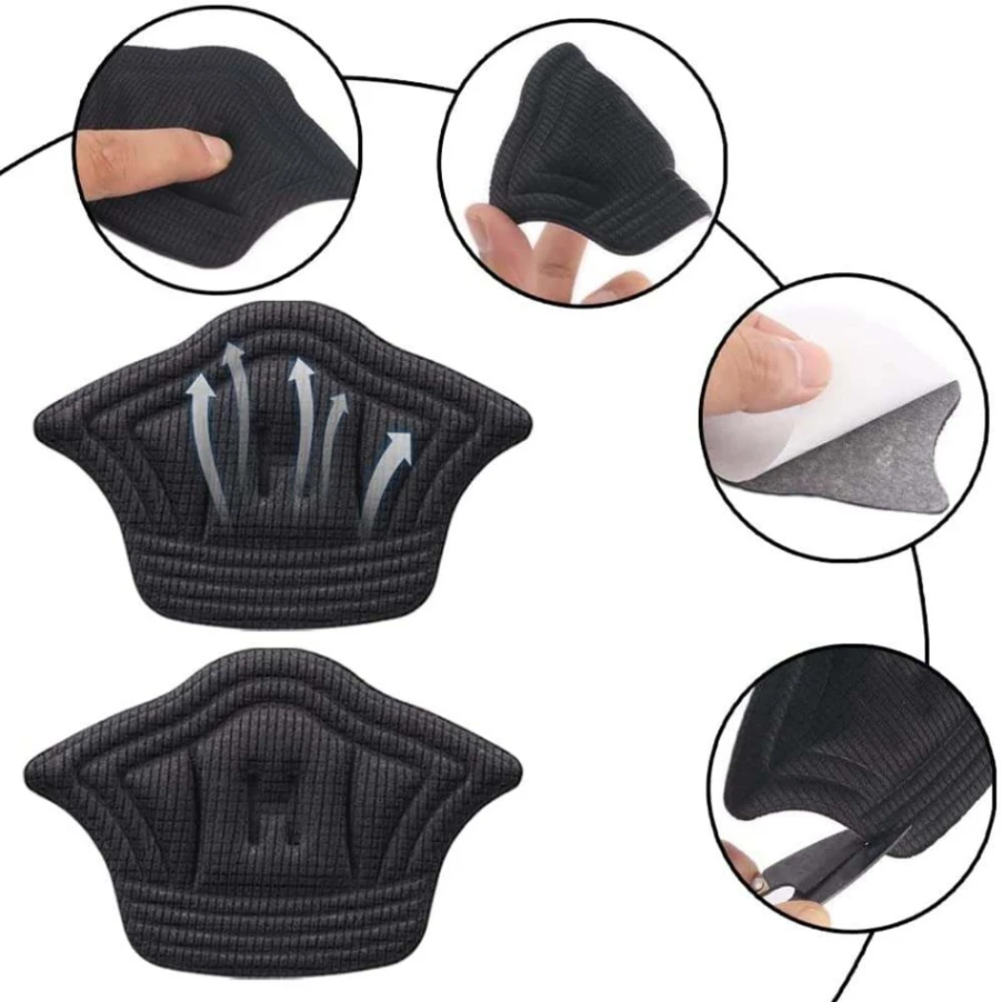 Heel Protector Pads, Heel Grips Liner, Heel Cushion for Loose Shoes, heel protector pad, heel pad, Shoe pad 6