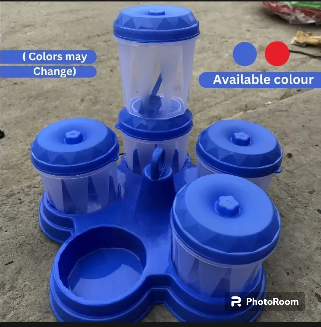 Kitchen Spice kuta 5 Piece set Plastic Spice 5 Piece Box Set 1