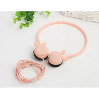 Cute Rabbit Cartoon Stereo Earphone Headphone with Ear-hook 5