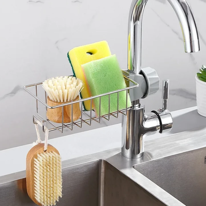 Faucet Rack Kitchen Sink Organizer Holder-1Pcs 7