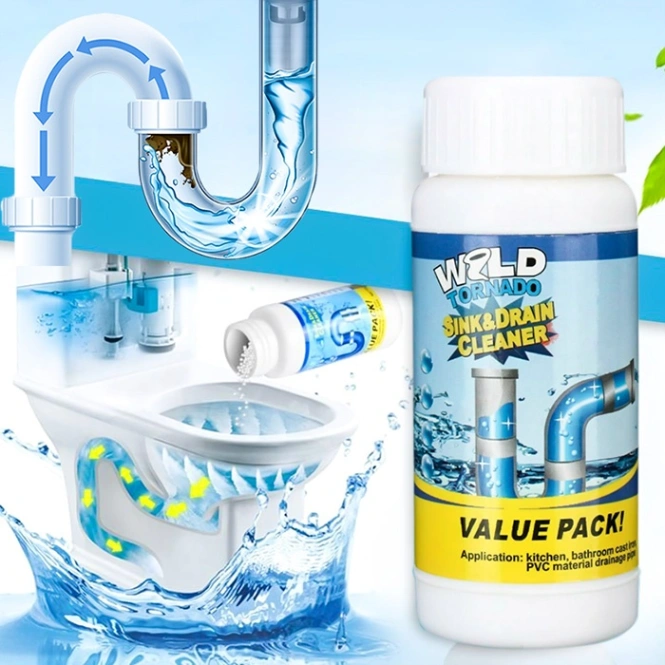 Powerful Sink Drain Cleaner Portable Powder Cleaning Tool Super Clog Remover 5