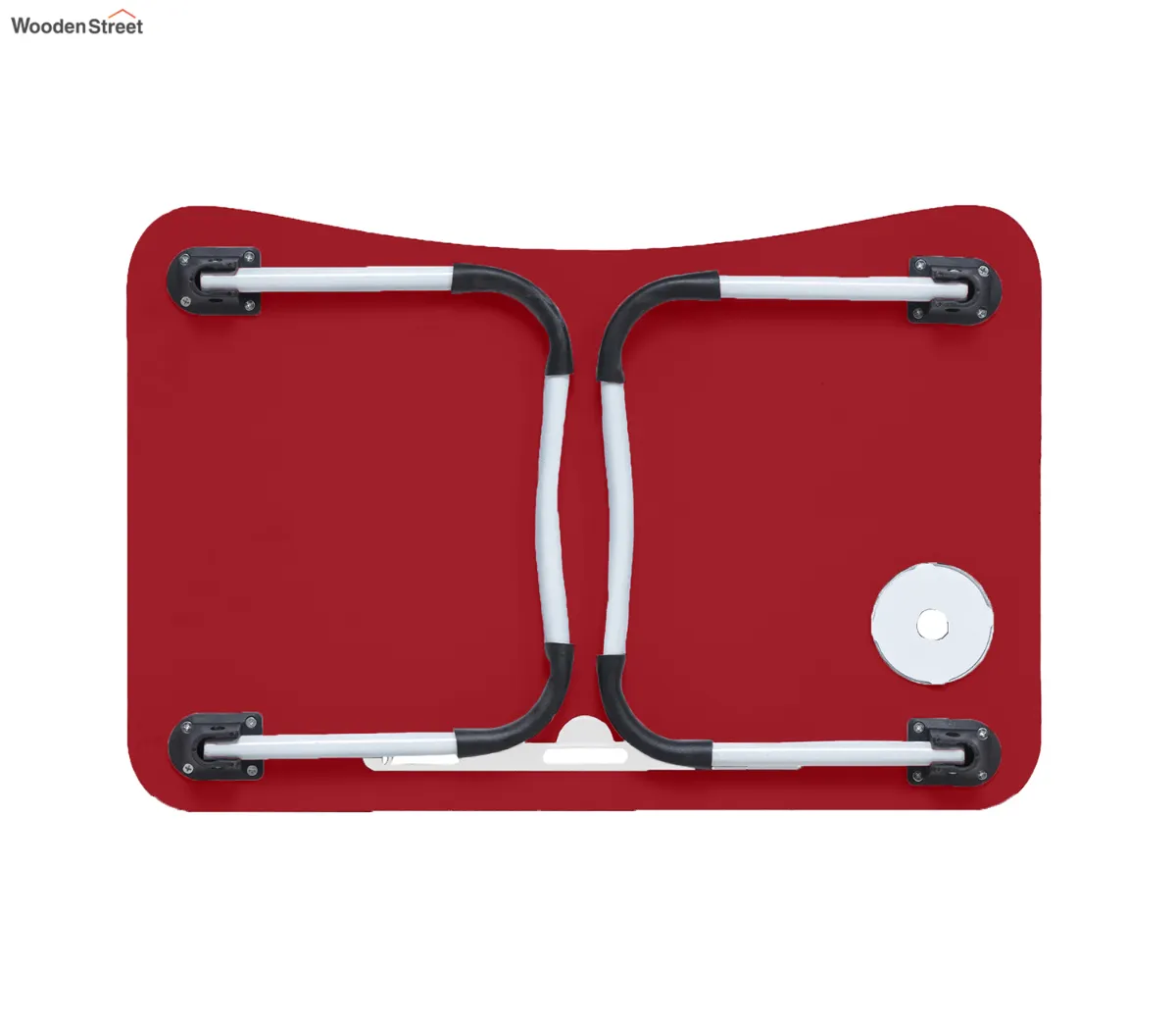 Foldable Laptop Table-Red For Reading, Writing, Eating, On Bed 7