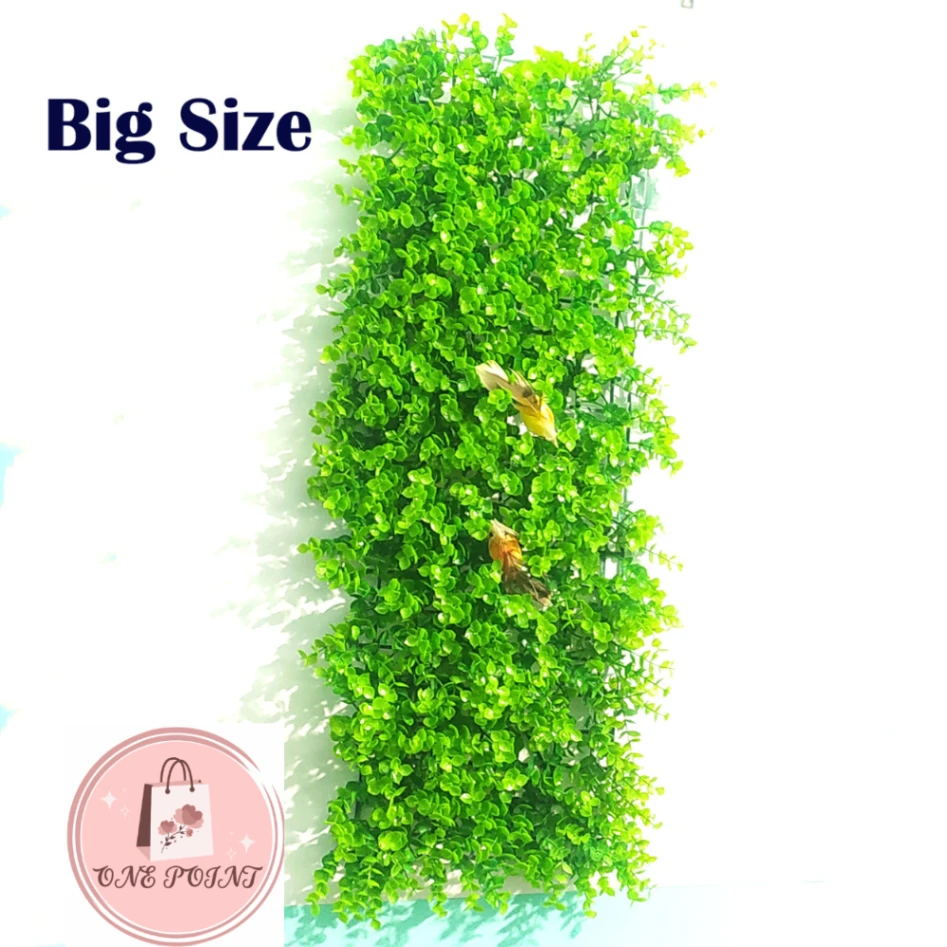Green artificial plant of artificial Wall mate With 2 Pcs Bird Size Big 24*08 inch 2