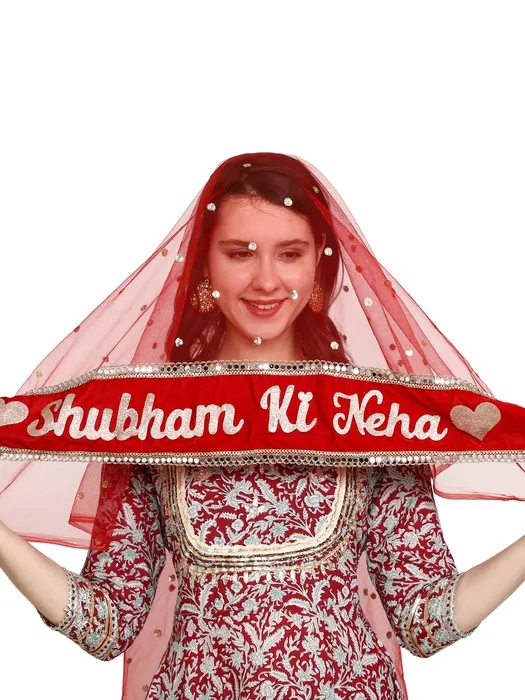 Customize bridal orna 5